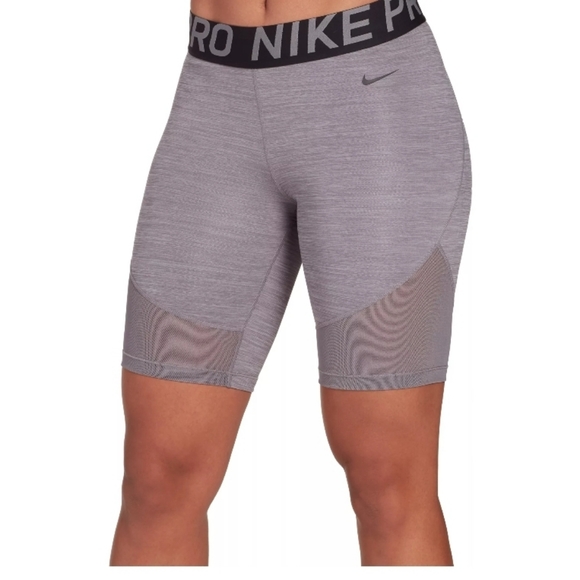 Nike Pants - Nike pro womens 8" shorts gunsmoke gray size xs